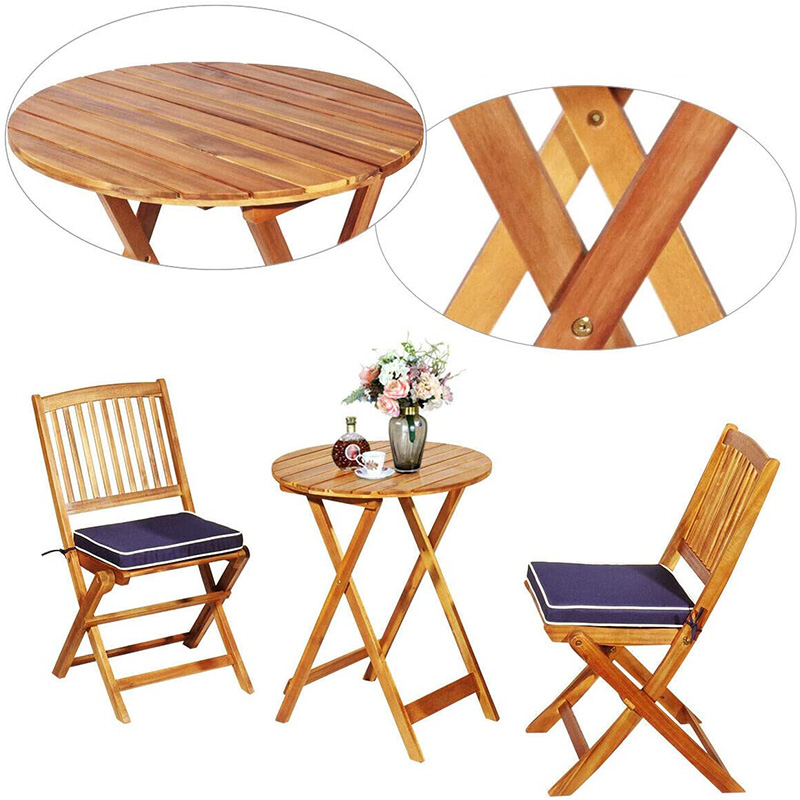 Patio Conversation Outdoor-Set 3-teiliges Patio Conversation Set mit Kissen Patio Conversation Outdoor-Set 3-teiliges Patio Conversation Set mit Kissen