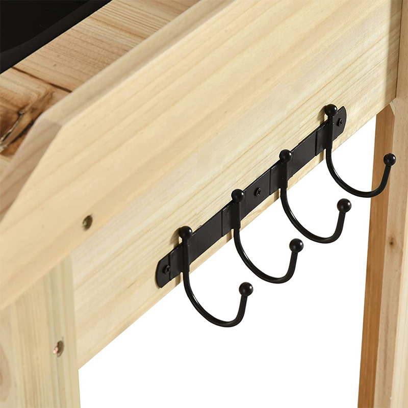 Potting Bench Table, Gartenarbeitsplatz mit Sieb, abnehmbarem Waschbecken und Körben