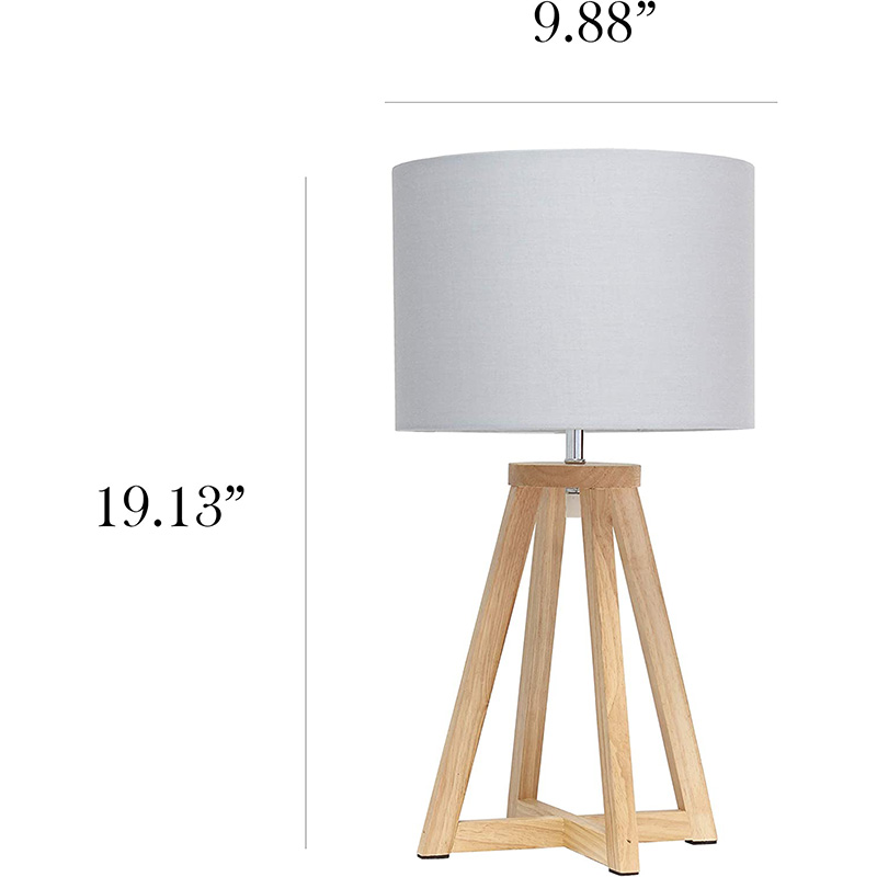 Antik-Eisblau und natürliches Seil-Finish – runder Hardcover-Schirm aus natürlichem Leinen – Ein-Aus-Drehschalter