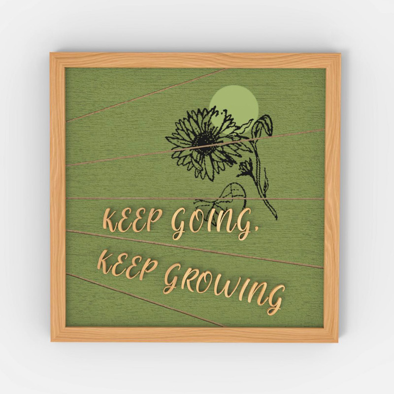 Home Nähmaschine Holz Wanddekoration