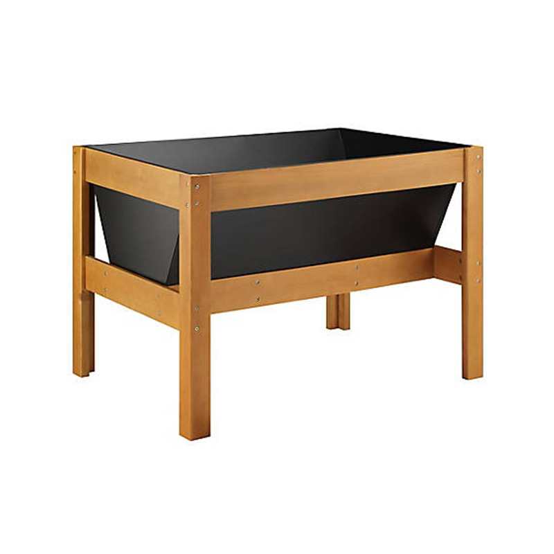 47' x 23' x 35' Hochbeet aus Holz für den Garten mit großzügiger Fläche zum Pflanzen, Ablage und vielseitiger Verwendung