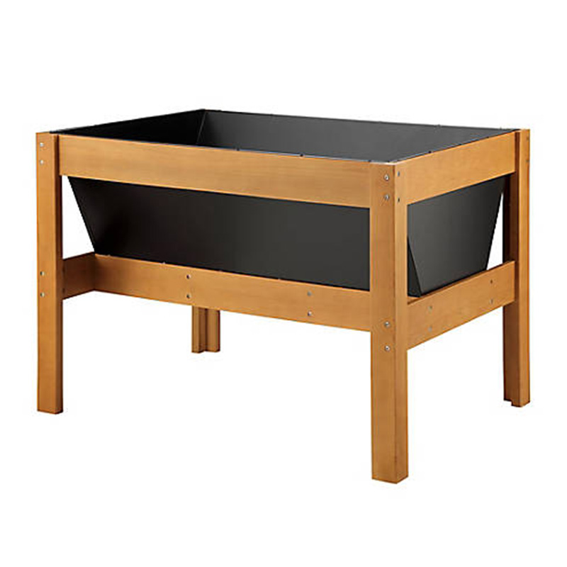 47' x 23' x 35' Hochbeet aus Holz für den Garten mit großzügiger Fläche zum Pflanzen, Ablage und vielseitiger Verwendung