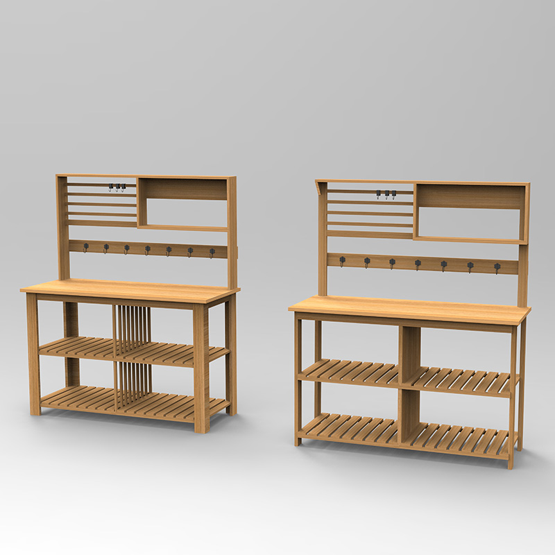 Potting Bench Table, Gartenarbeitsplatz mit Sieb, abnehmbarem Waschbecken und Körben