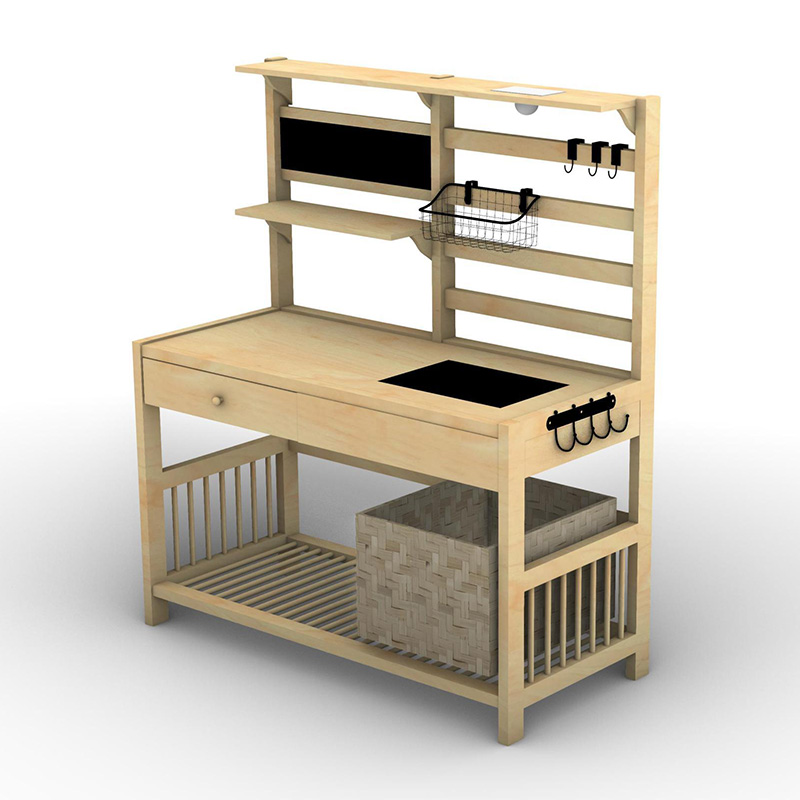 Potting Bench Table, Gartenarbeitsplatz mit Sieb, abnehmbarem Waschbecken und Körben