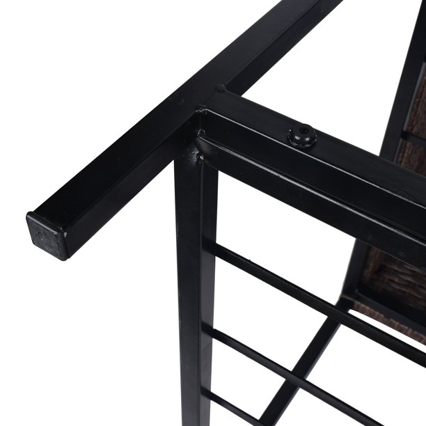 Pflanzkasten aus Rattan für den Innen- und Außenbereich mit darunterliegendem Werkzeugregal und stabilem, erhöhtem Arbeitsbereich, 71,1 cm H