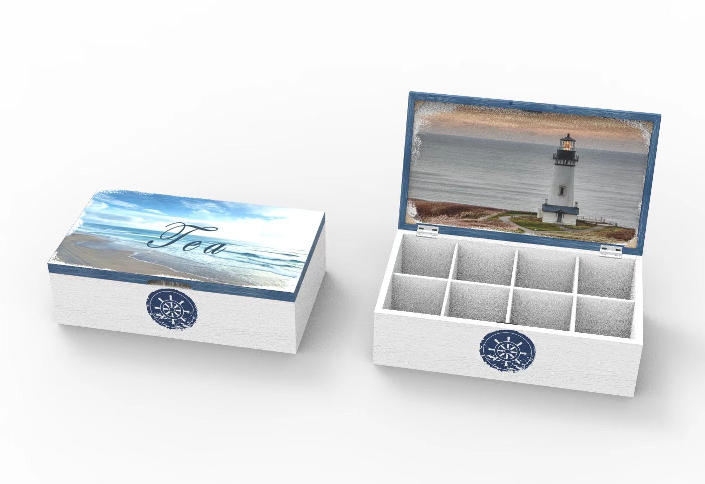 Lixincrafts Sea-Sanctuary-Dekor, Sea-Style-Dekor, Teebox Lixincrafts Sea-Sanctuary-Dekor, Sea-Style-Dekor, Teebox