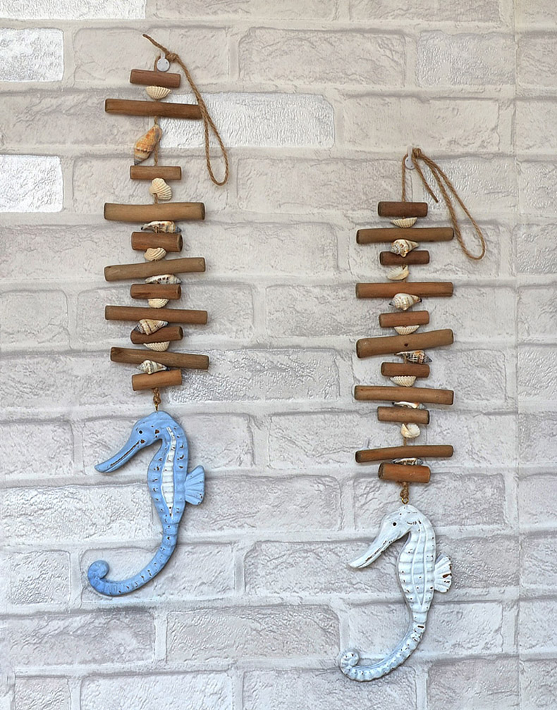 Lixincrafts Küstenschutzgebiet, Dekor im Meeresstil, Schiffsrad – Fischdekor